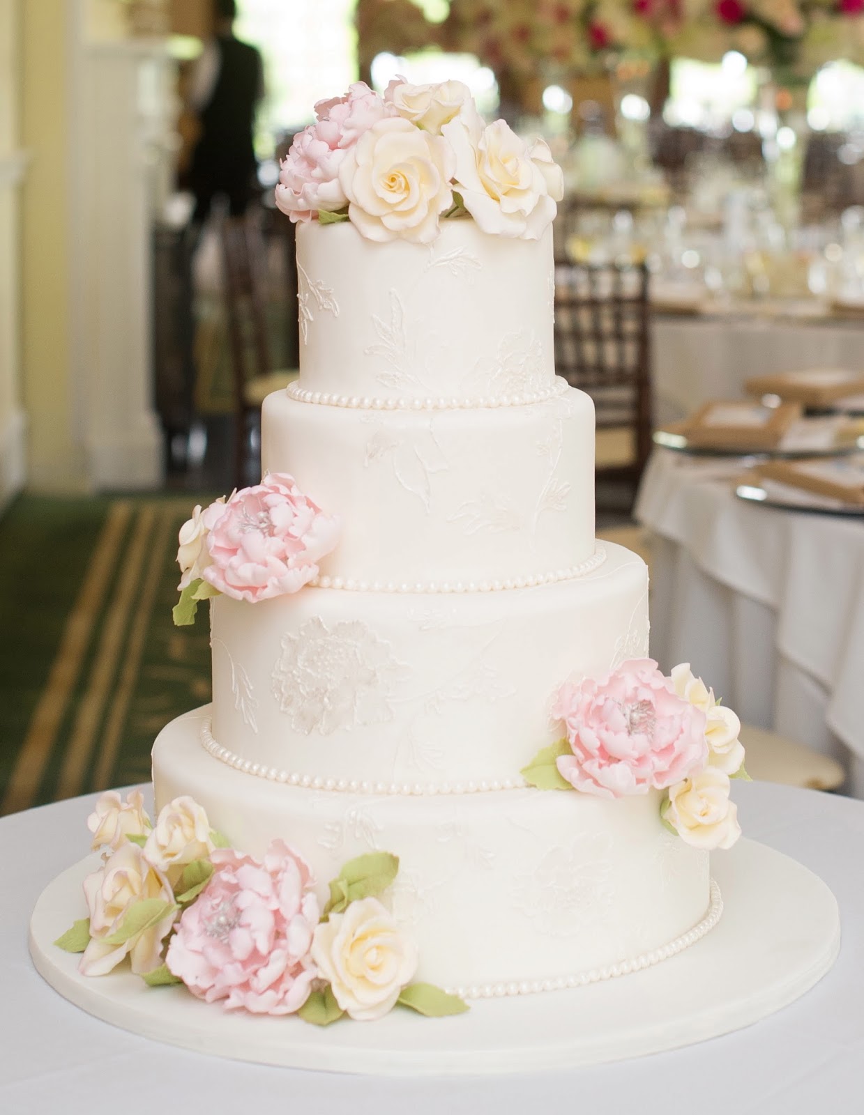 For The Love Of Cake By Garry And Ana Parzych Greenwich Ct Custom Wedding Cake With Brushed 