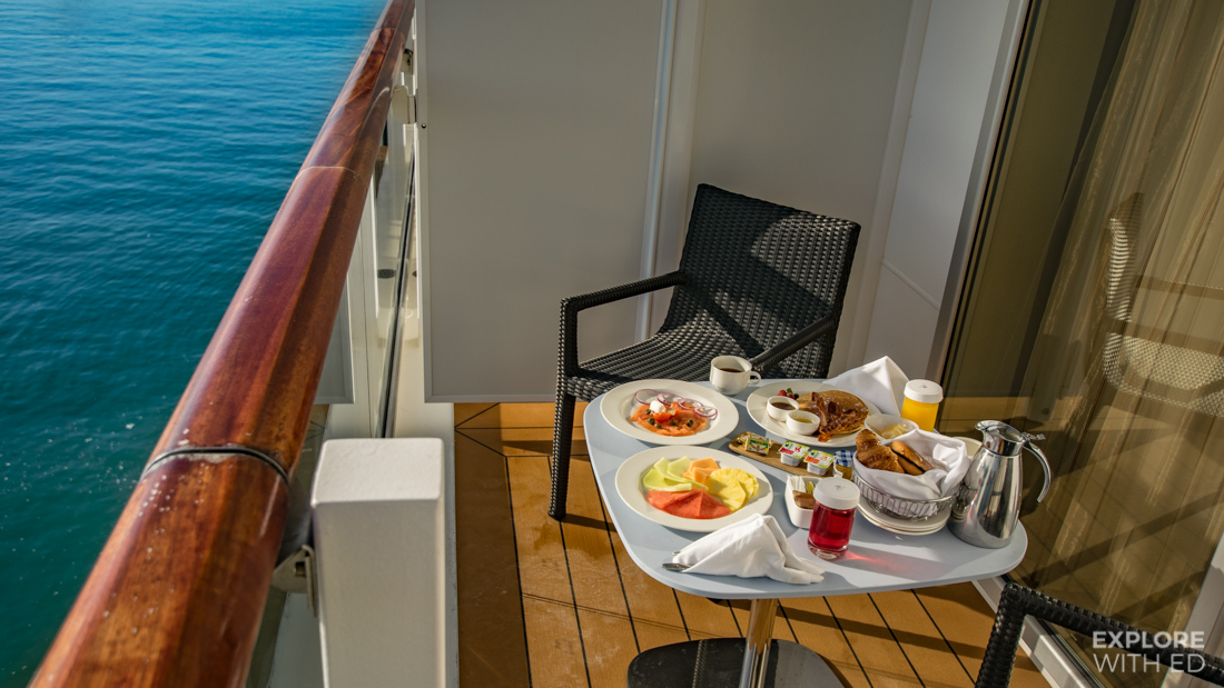 Breakfast on your private veranda, Viking Cruise Room Service
