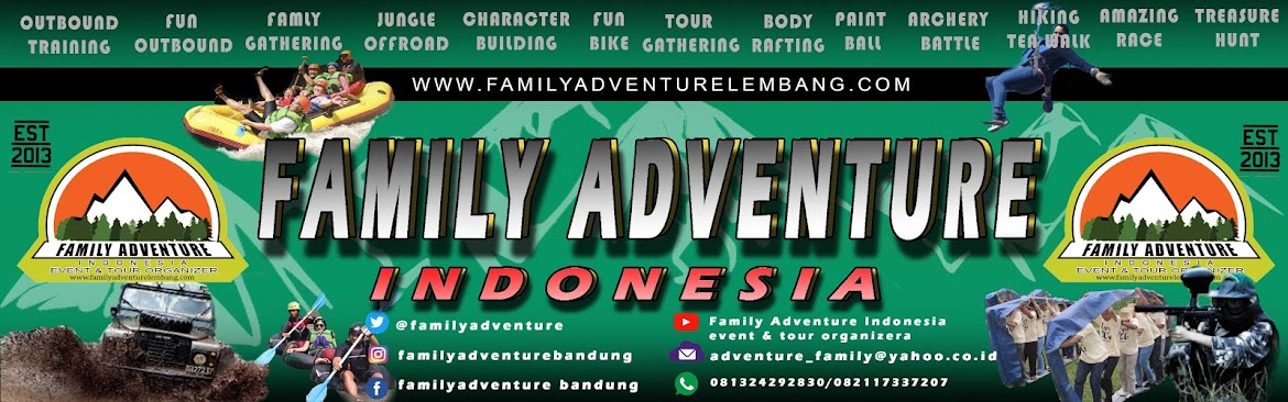 CIWIDEY BANDUNG RAFTING OUTBOUND ARUNG JERAM FAMILY ADVENTURE INDONESIA