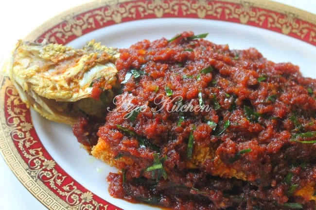 Ikan Siakap Masak Sambal Sedap Azie Kitchen