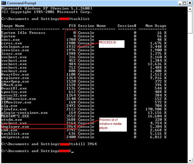 IT Documentation: Use Command Prompt as Task Manager