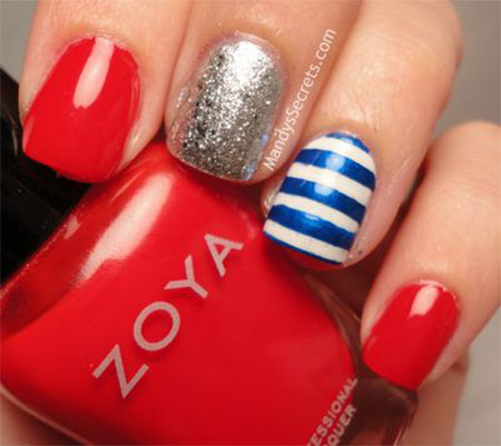Happy 4th Of July 2017 Fireworks Nail Art Happy 4th Of July 2017 Fireworks Nail Art
