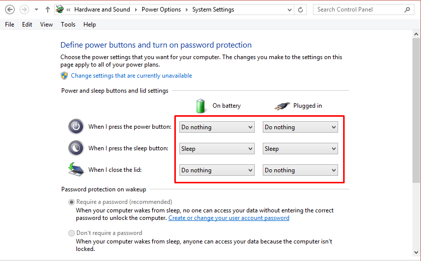 How to Disable Power Button Avedens