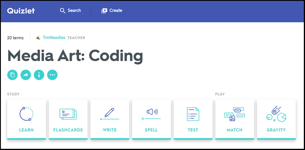 Art Room 161 Digital Media Terminology & Vocabulary