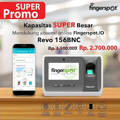 Alat absensi sidik jari Revo 156BNC Alat absensi sidik jari Revo 156BNC