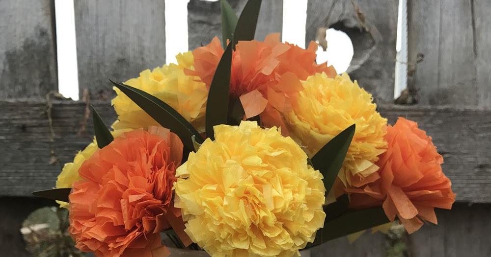 Tissue Paper Carnations and a BIG announcement Idea Closet