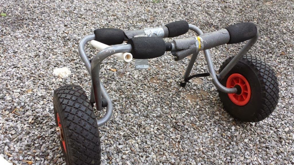 EnviroYak Foldable Kayak Cart Modification to Prevent it Collapsing