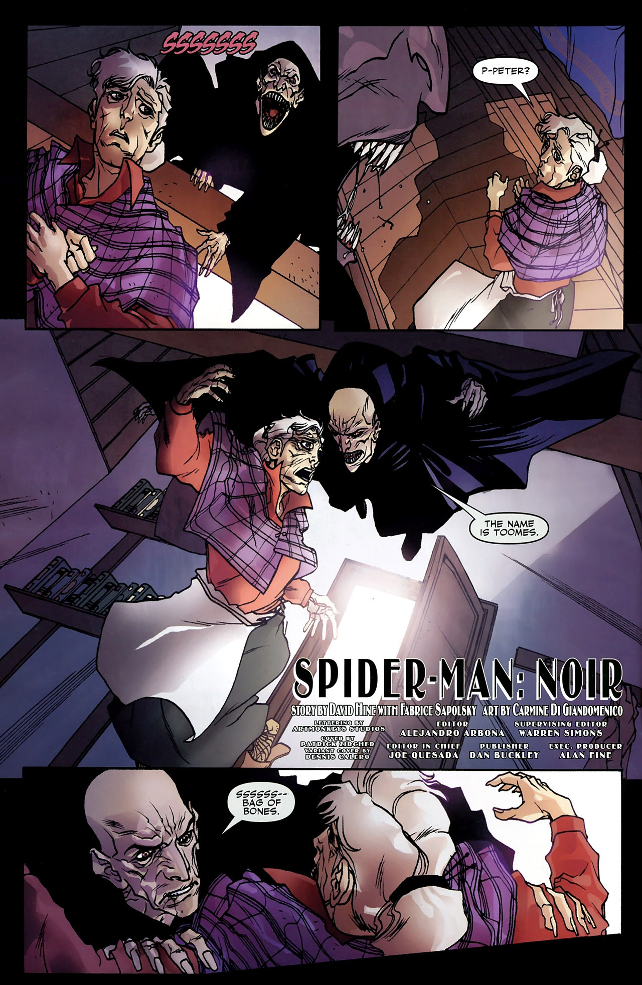 Read online Spider-Man Noir comic -  Issue #4 - 4