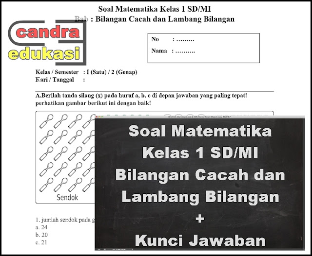 Soal Ulangan Harian Kelas 1 Matematika Bilangan Cacah Dan Lambang Bilangan