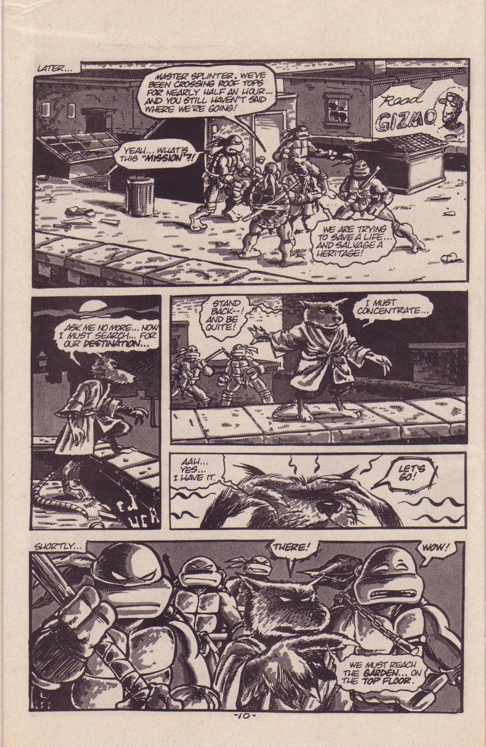 Read online Teenage Mutant Ninja Turtles (1984) comic -  Issue #9 - 12