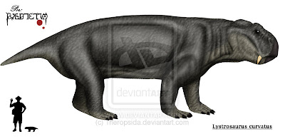 therapsida del permico Lystrosaurus