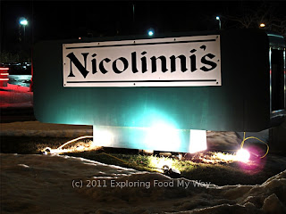 Roadside Sign for Nicolinni's Ristorante in Akron, Ohio