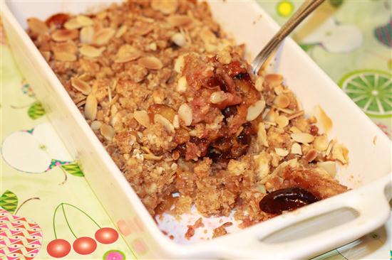 Crumble cu prune
