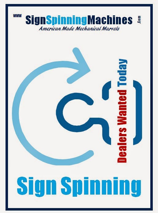 Sign Waving Sign Spinning Machine Robot Spinners Advertising Signs ...