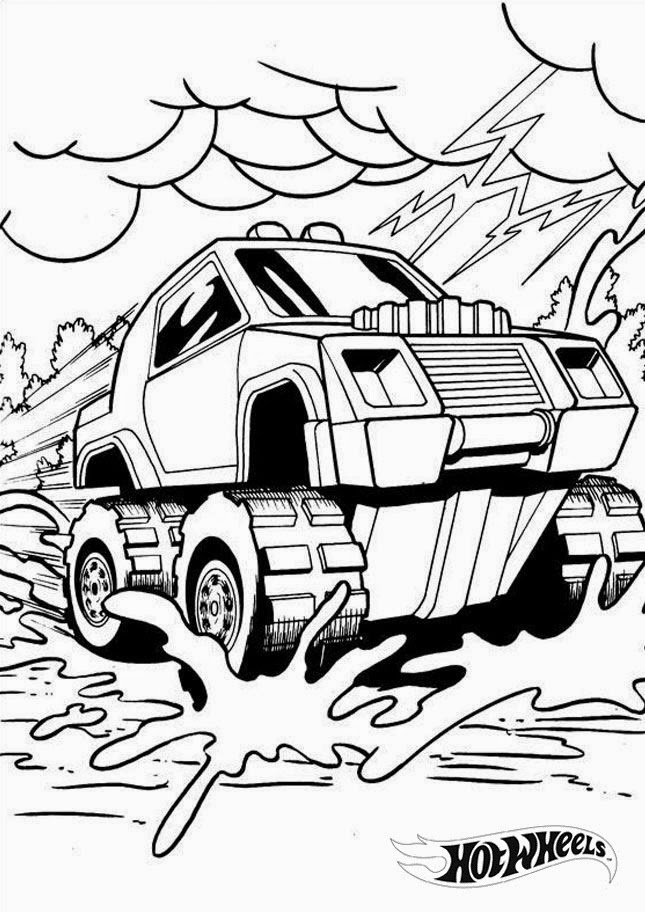 Hot Wheels Coloring Pages 10