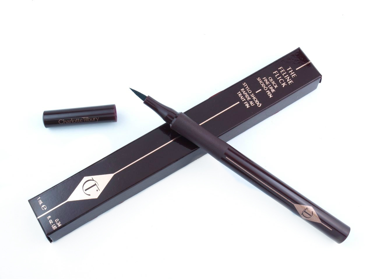 Tilbury The Feline Flick Liquid Eyeliner: Review and Swatches | The Happy Sloths: Beauty, Makeup, and Skincare Blog Reviews and Swatches