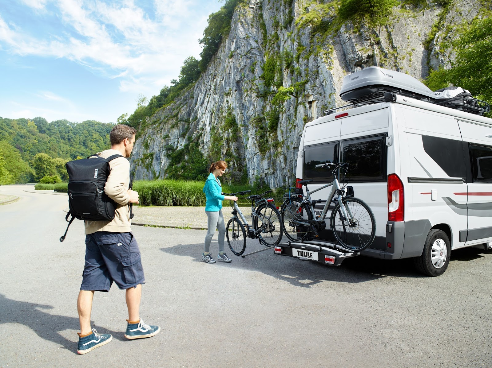 E Biketrager Fur Die Anhangekupplung An Kastenwagen