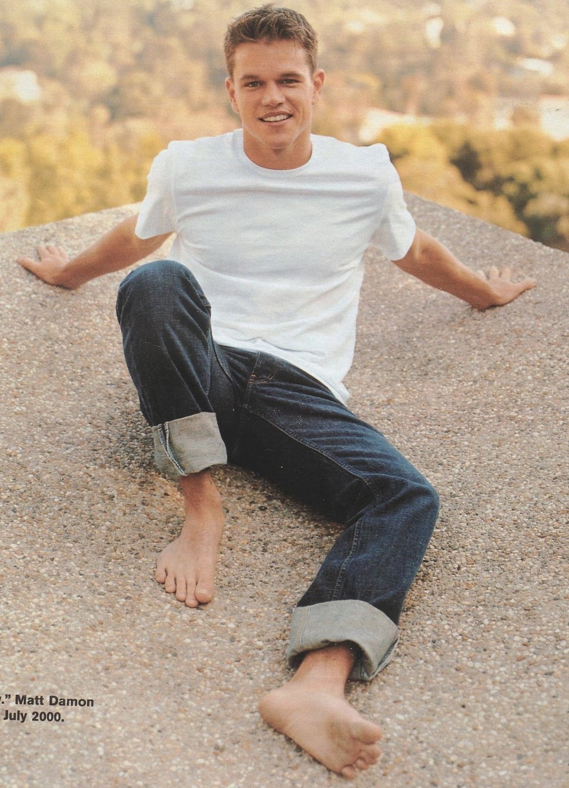 Only Feet Matt Damon