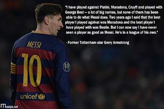 what they said about lionel messi
