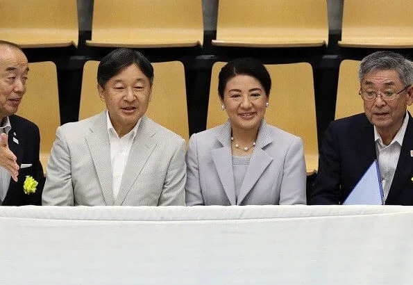 Emperor Naruhito and Empress Masako visited popular resort Kokumin-shukusha Unomisaki in Hitachi