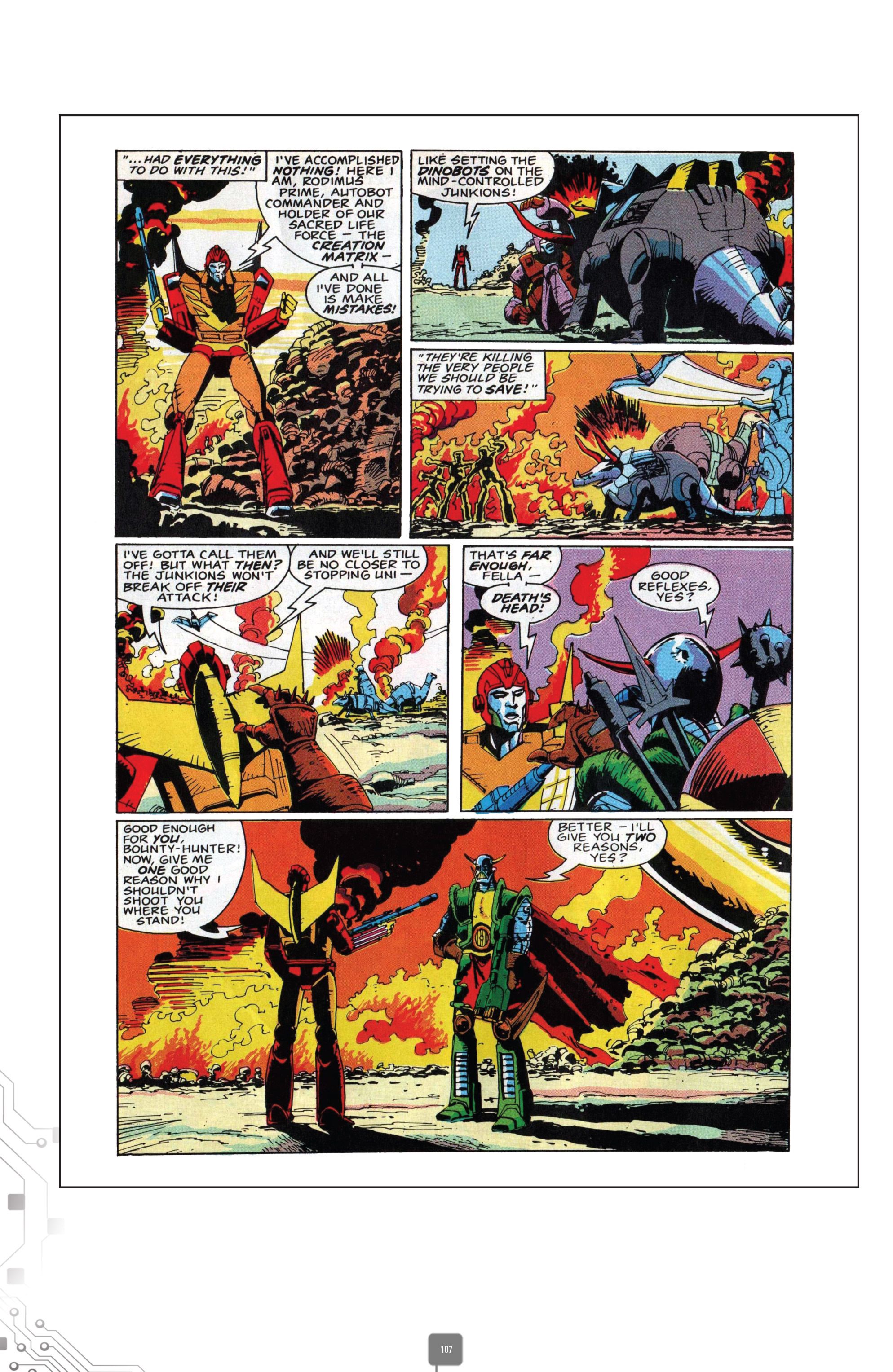 Read online The Transformers Classics UK comic - Issue # TPB 5 - 108