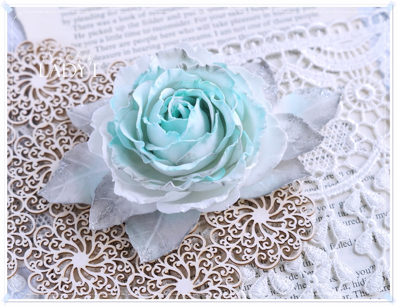 Glittering Foamiran Hair Clips Glittering Foamiran Hair Clips