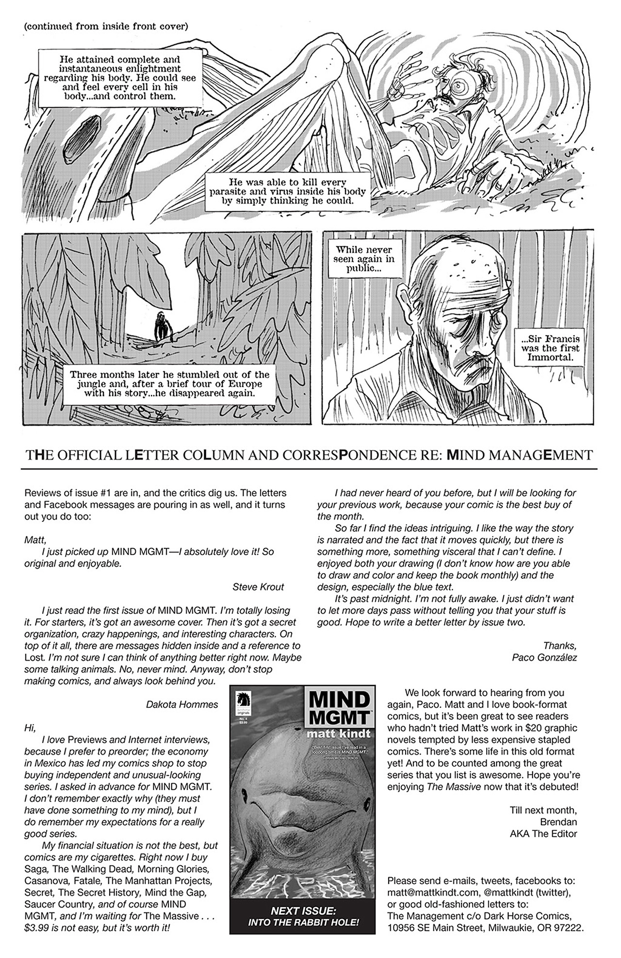 Read online MIND MGMT comic -  Issue #3 - 27