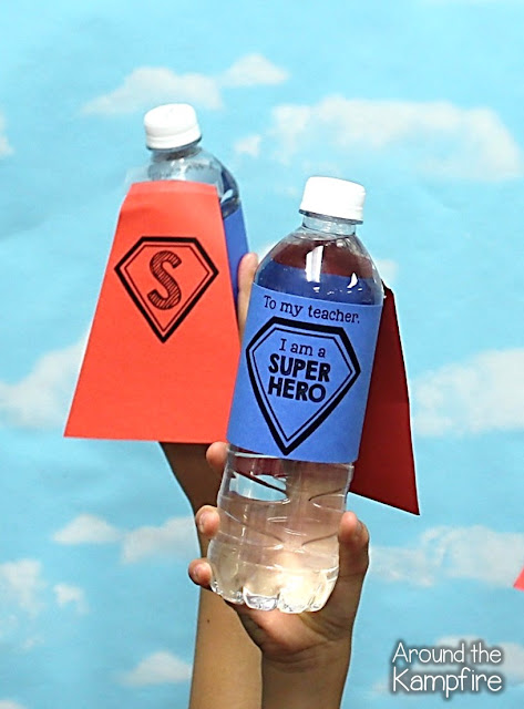 Super Hero water bottle trophies Super Hero water bottle trophies