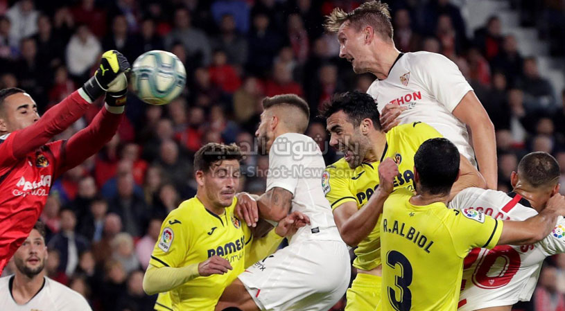 فياريال يحقق الفوز على اشبيلية في معقله بهدفين لهدف من الدوري الاسباني