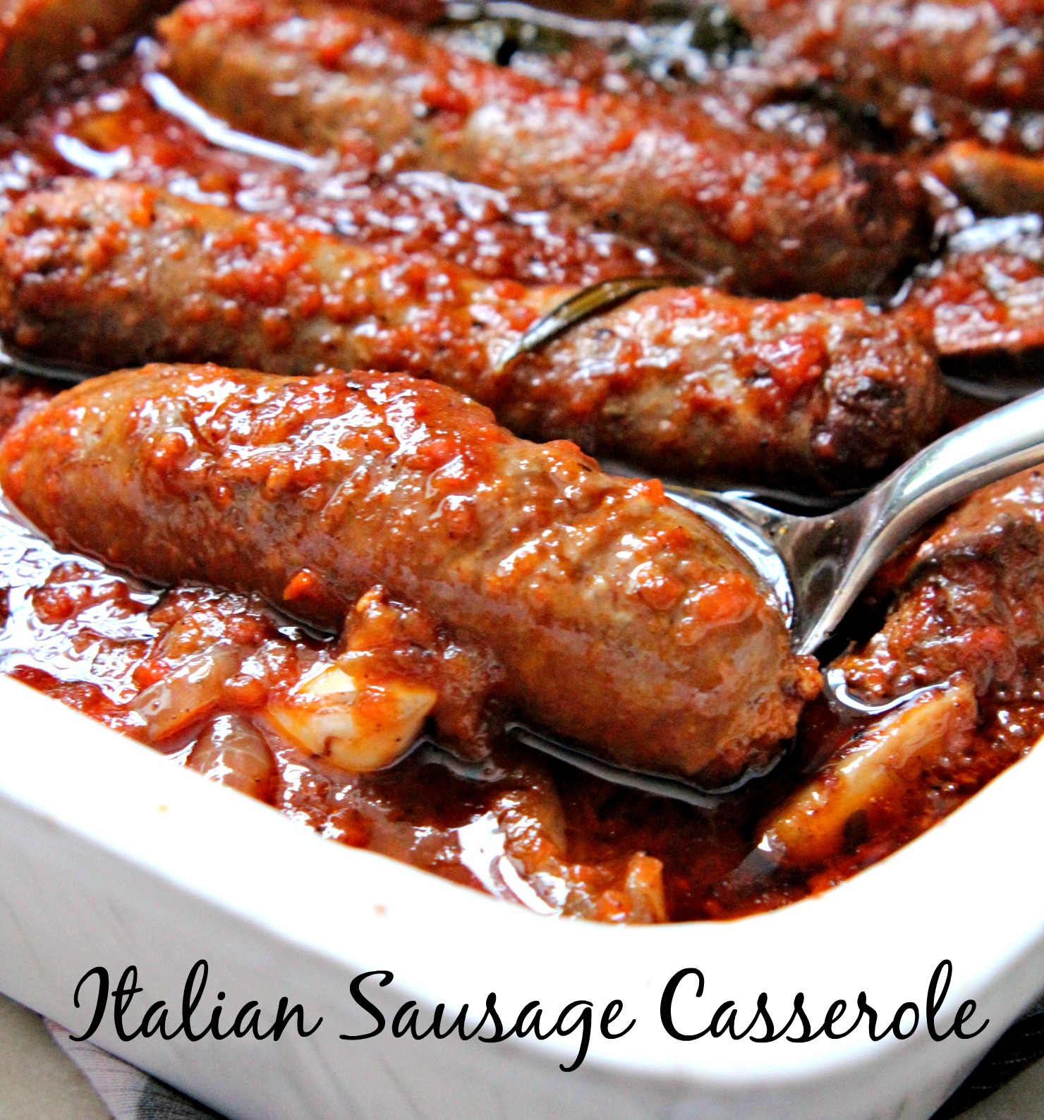 Italian Sausage Casserole Manila Spoon