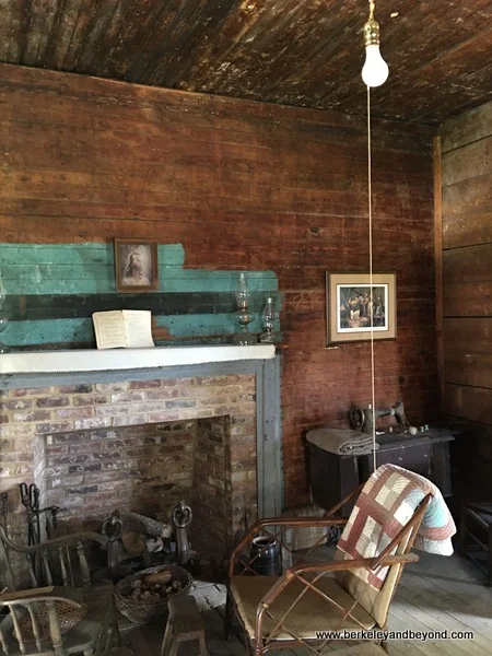 interior of birth house at Dr. Benjamin E. Mays Historical Preservation Site in Greenwood, South Carolina