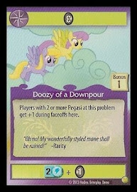 My Little Pony Doozy of a Downpour GenCon CCG Card