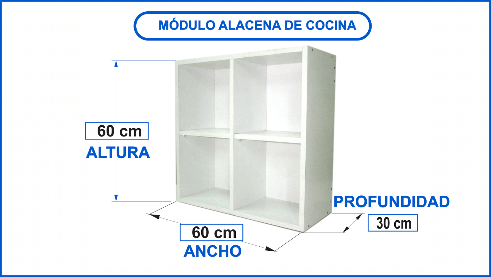 Como hacer un módulo Alacena de cocina en melamina