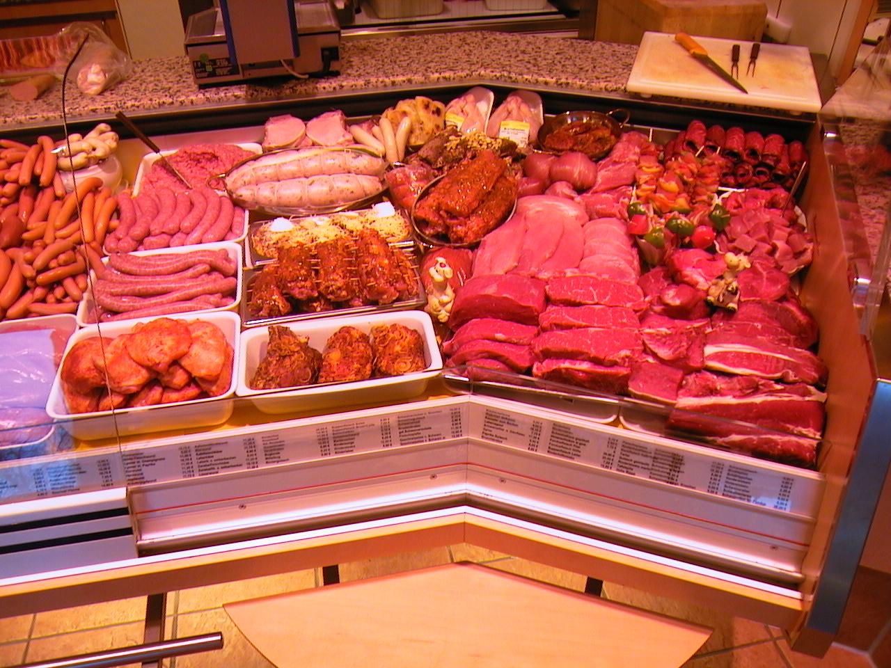 Ассортимент мясного отдела