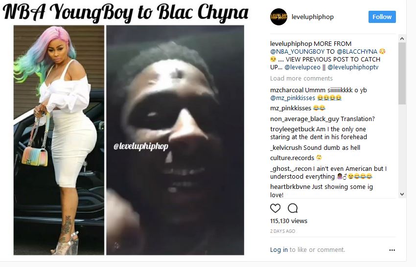 Rapper NBA Youngboy, 17, Wants A Chance With Blac Chyna ...