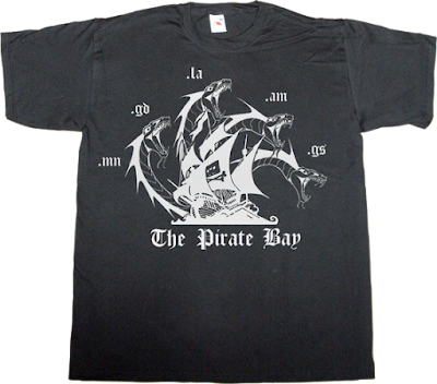 the pirate bay tpb peer to peer p2p freedom useless lawsuits useless lawyers useless copyright t-shirt ephemeral-t-shirts