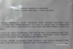 ruang relik monumen pancasila sakti