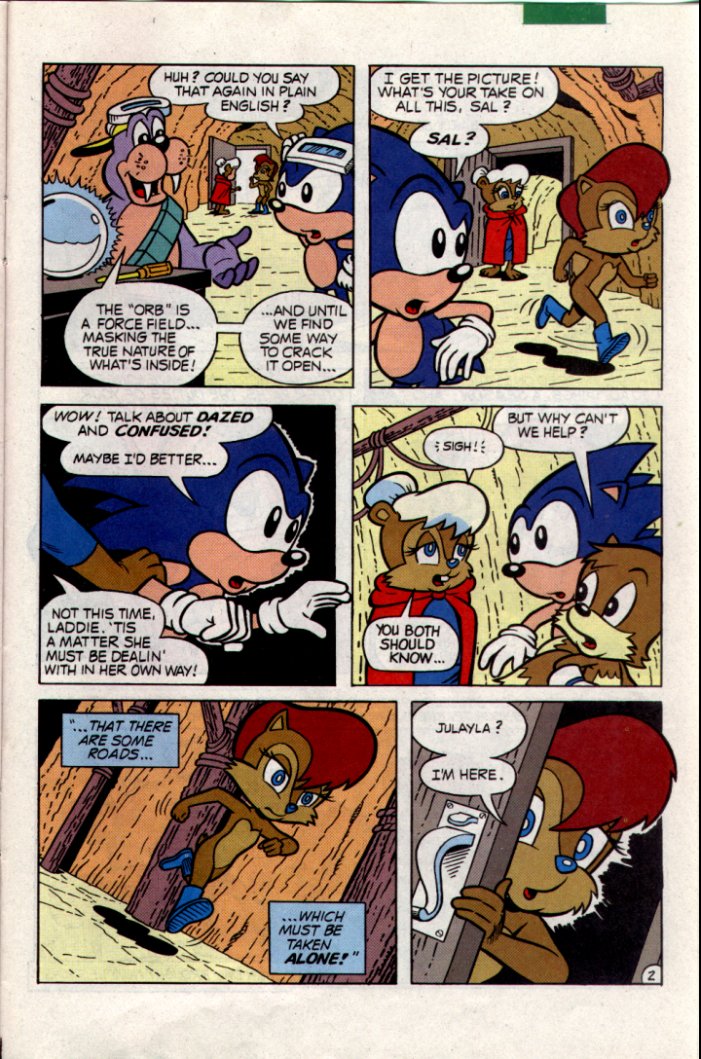 Read online Sonic The Hedgehog comic -  Issue #18 - 19