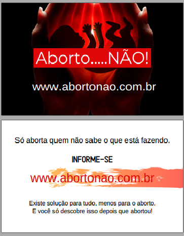 Aborto.....NÃO!