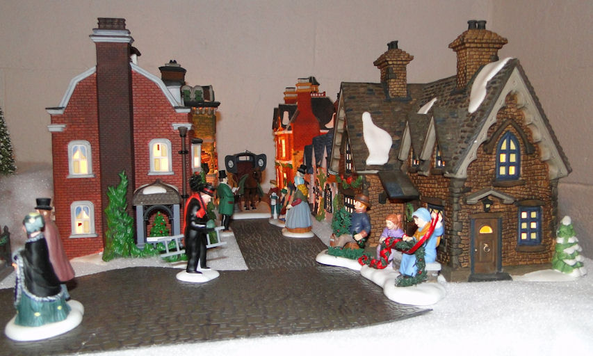 Passion for the Past My Dept. 56 Dickens Village Display for 2011
