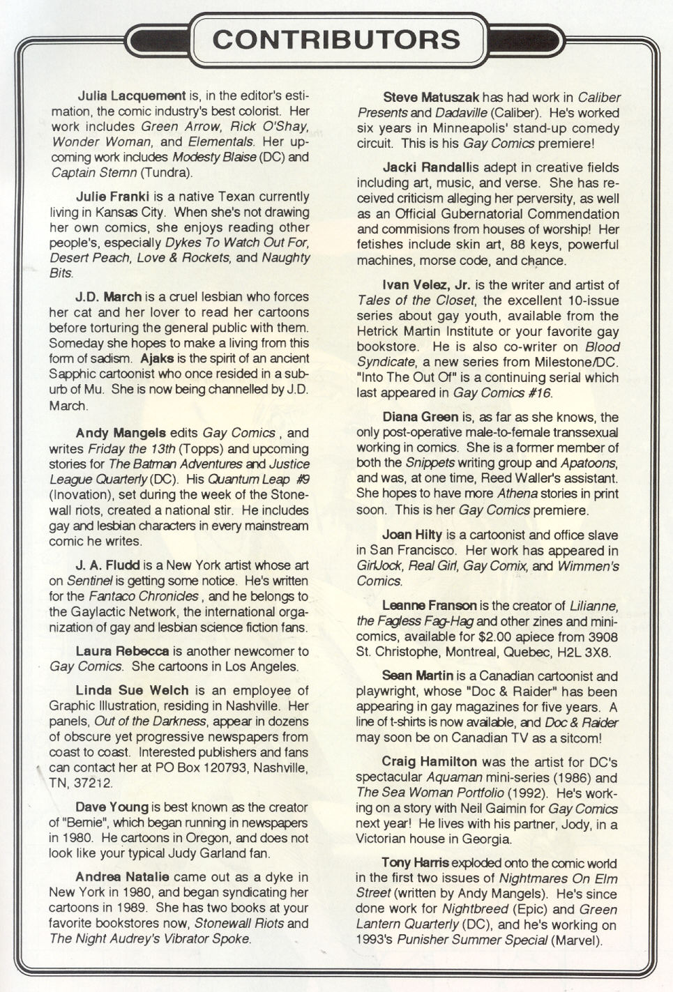 Read online Gay Comix (Gay Comics) comic -  Issue #18 - 44