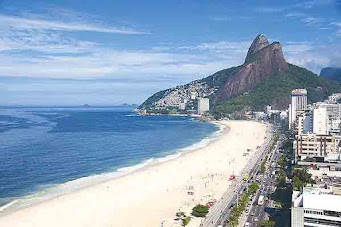 Photo: www.emol.com Beach of Leblon, Rio de Janeiro, Brazil.
