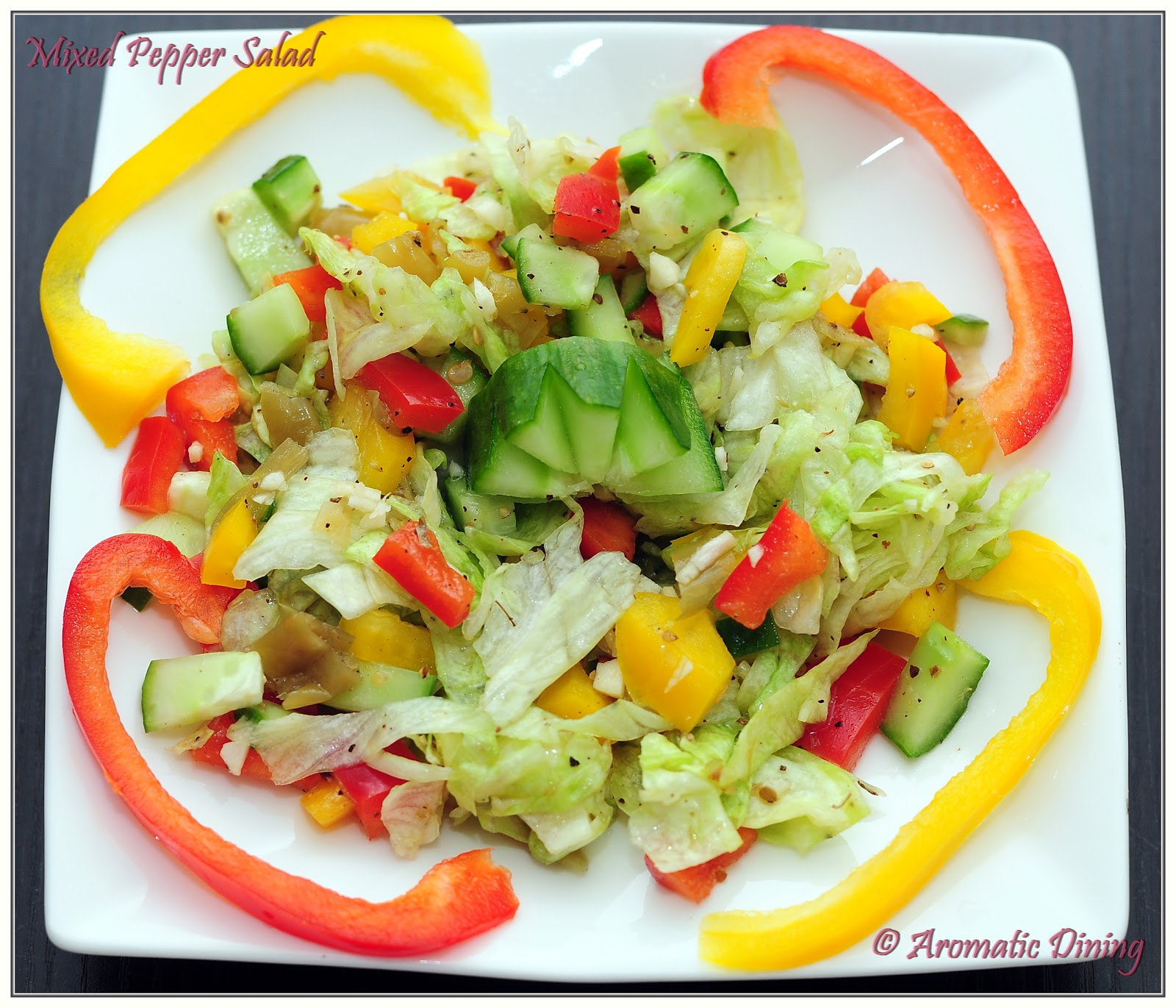 Aromatic Dining Mixed Pepper Salad