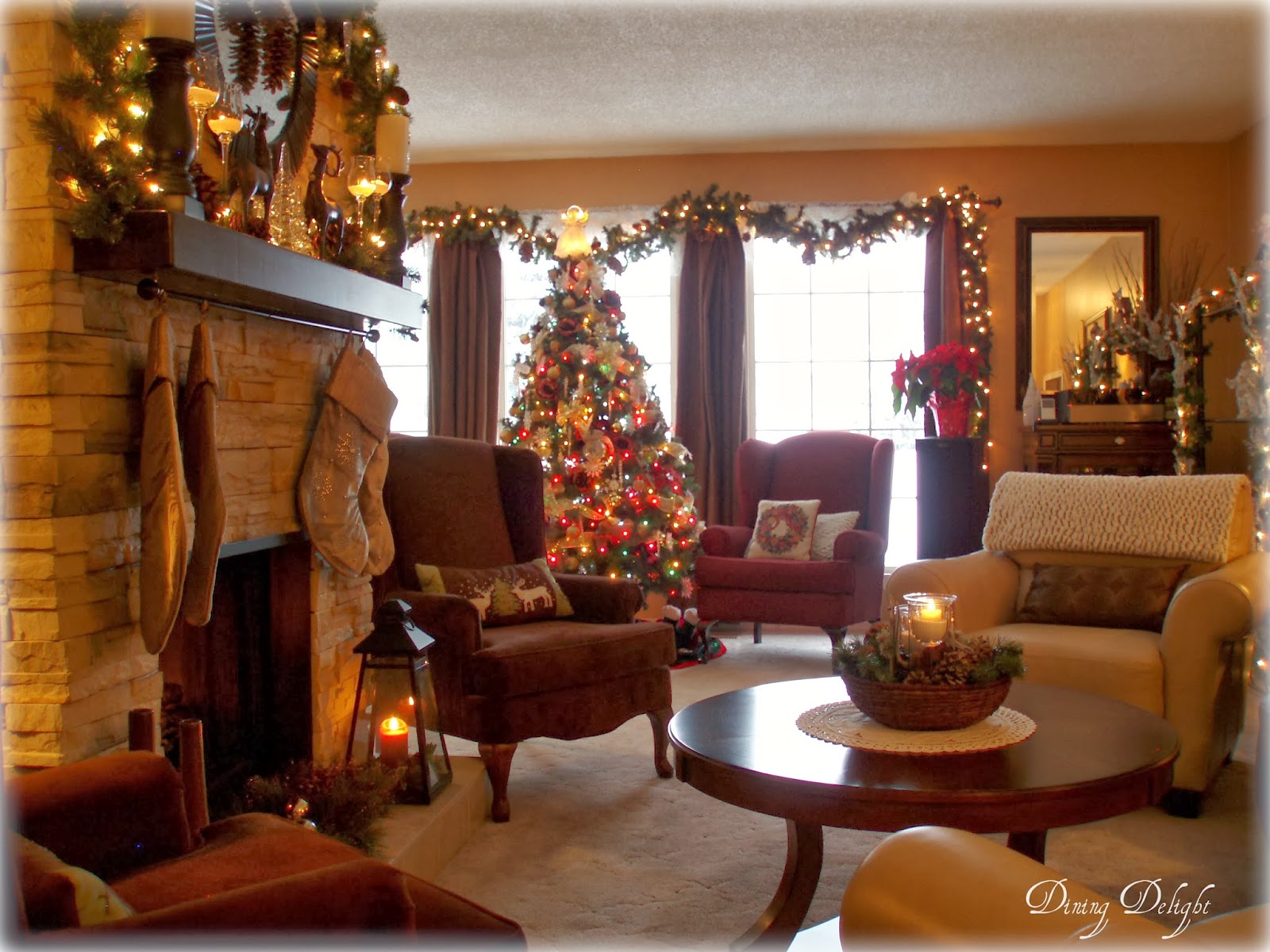 Dining Delight: Christmas Home Tour 2013
