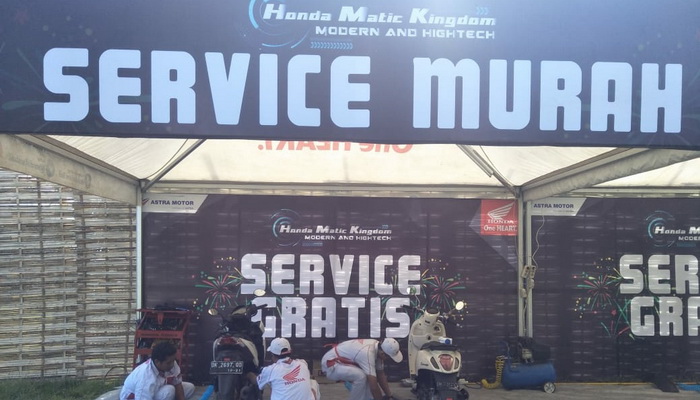 Bali Rock Festival, Konsumen Honda Nikmati Servis Gratis