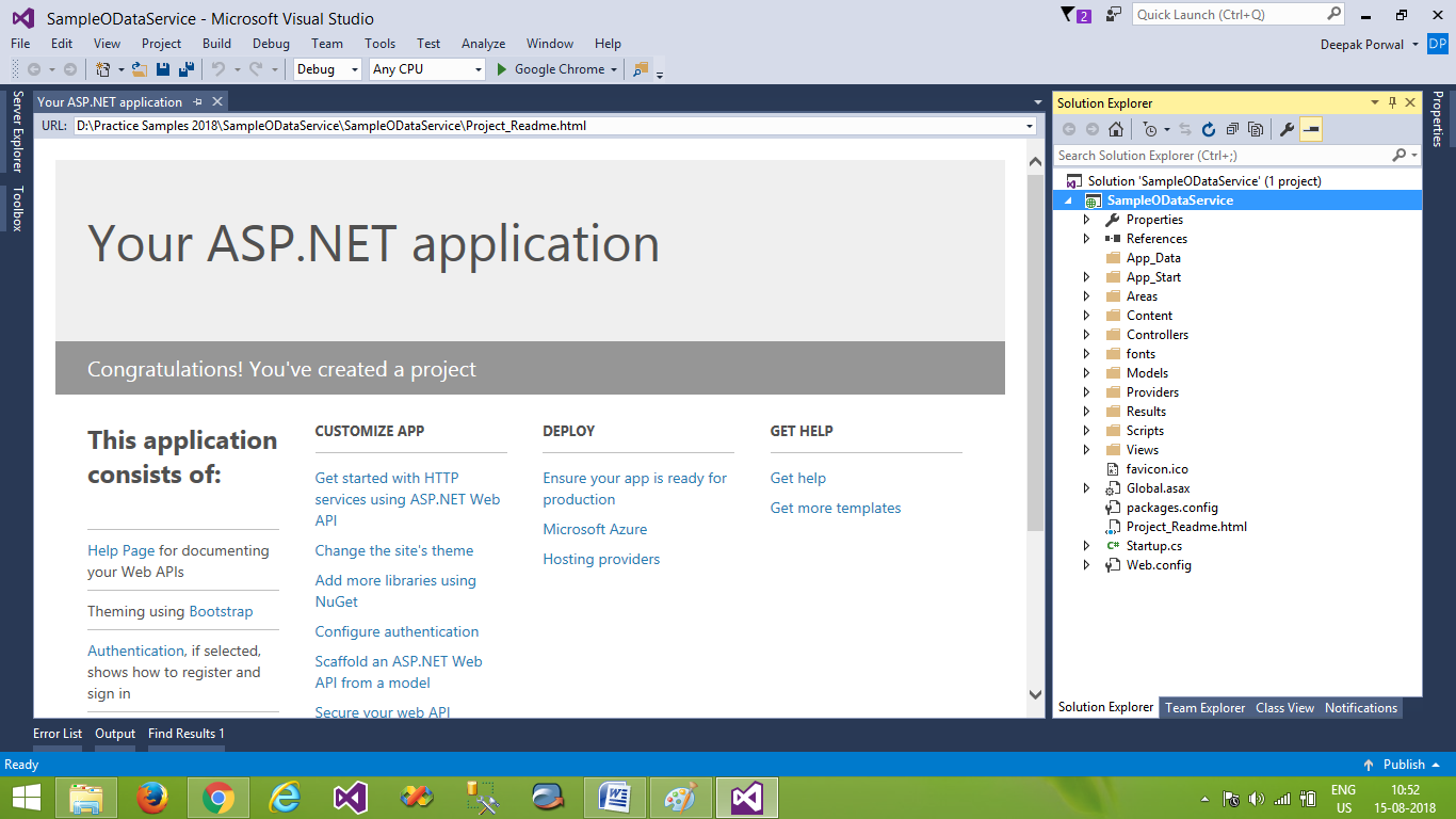 How to create OData service by using ASP.Net Web API 2 in MVC ...