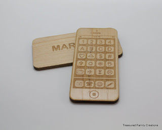 wooden smart phone from treasured fc