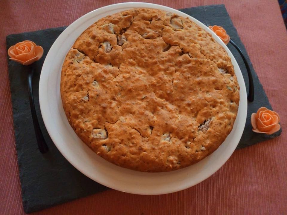 Moroccan Daily Cake Sale Avec Un Seul Oeuf A L Avoine 185kcal