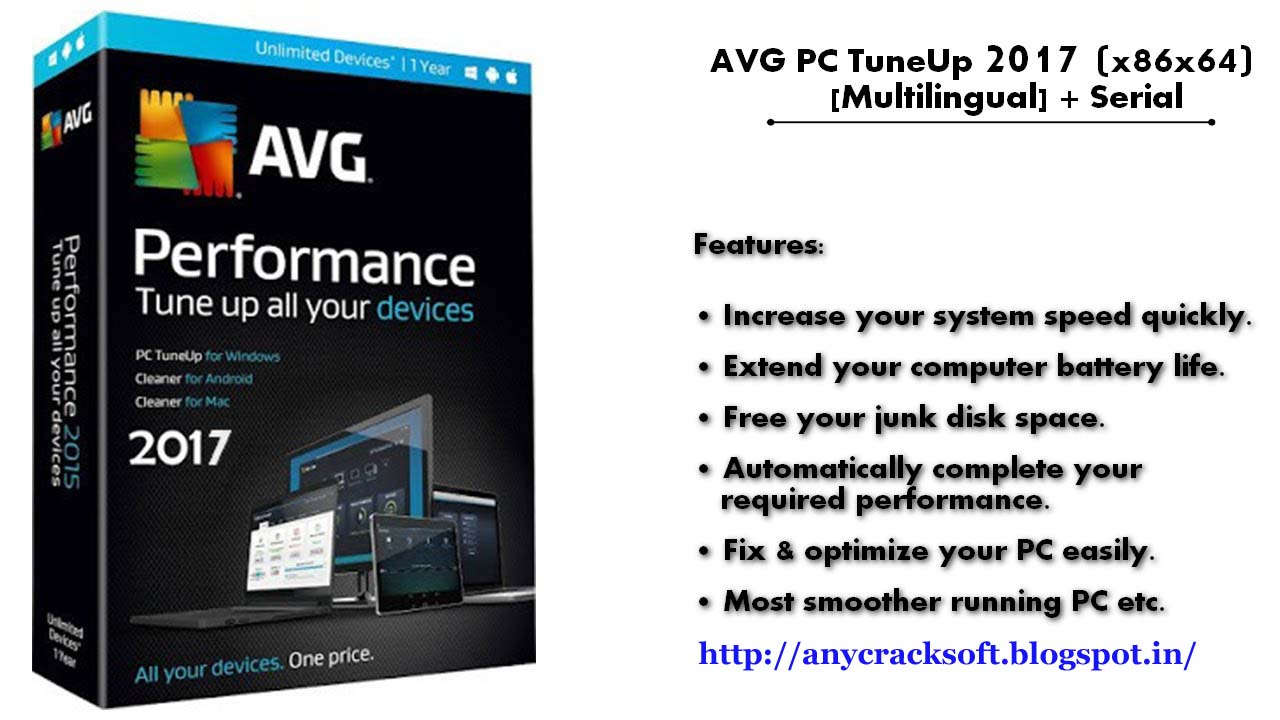 Avg Pc Tuneup 2017 Full Version Software