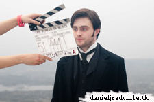 Daniel Radcliffe on set of The Woman in Black